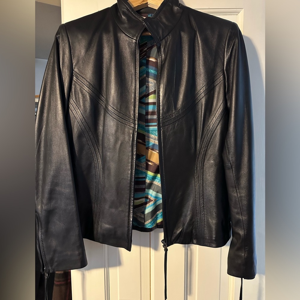 Soft leather jacket